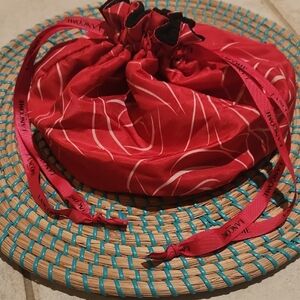 Lancome Scarlet Drawstring Bag